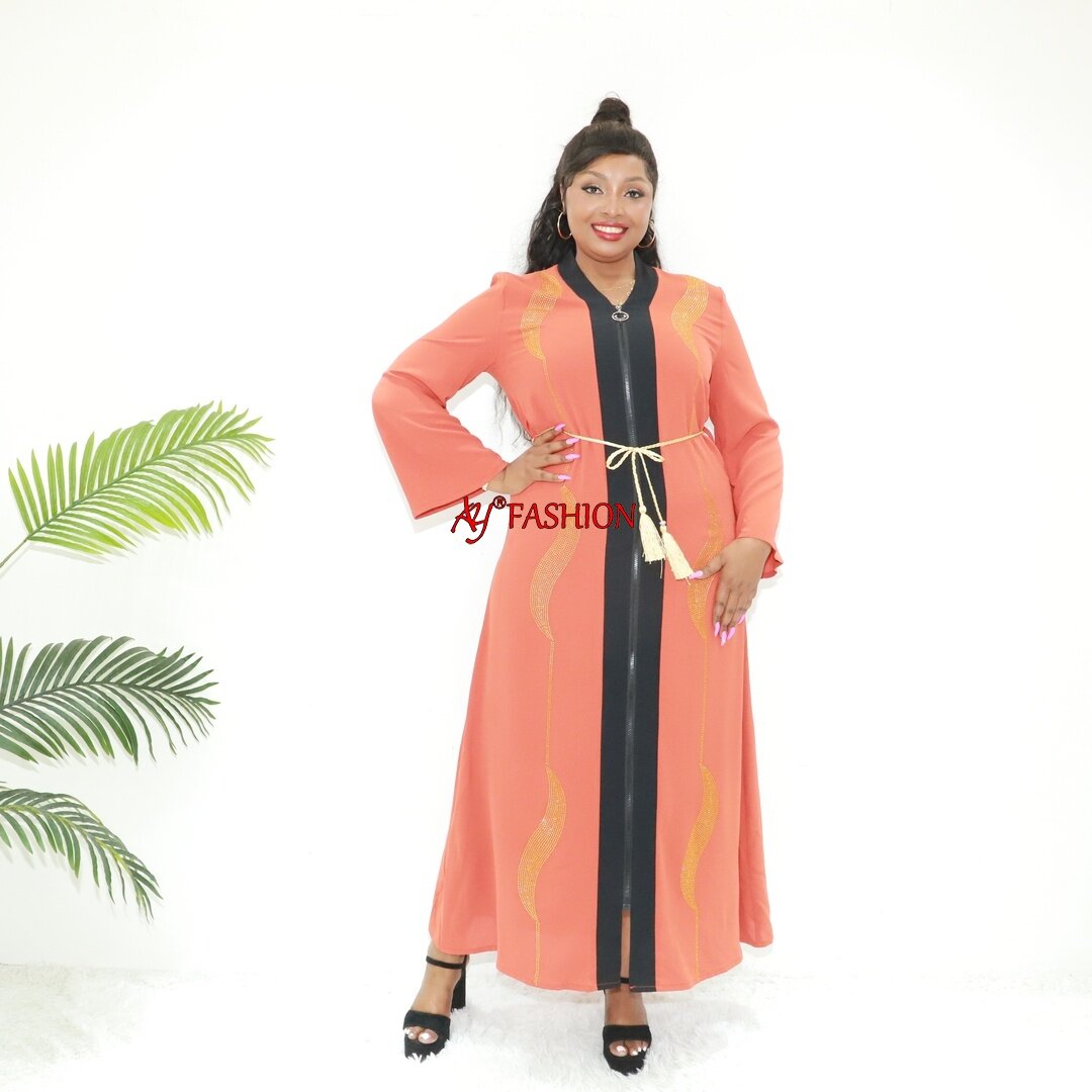 Muslimische Frauen Kleidung Abaya Deckt an6119 Abidjan Cavtan Kaftan ab