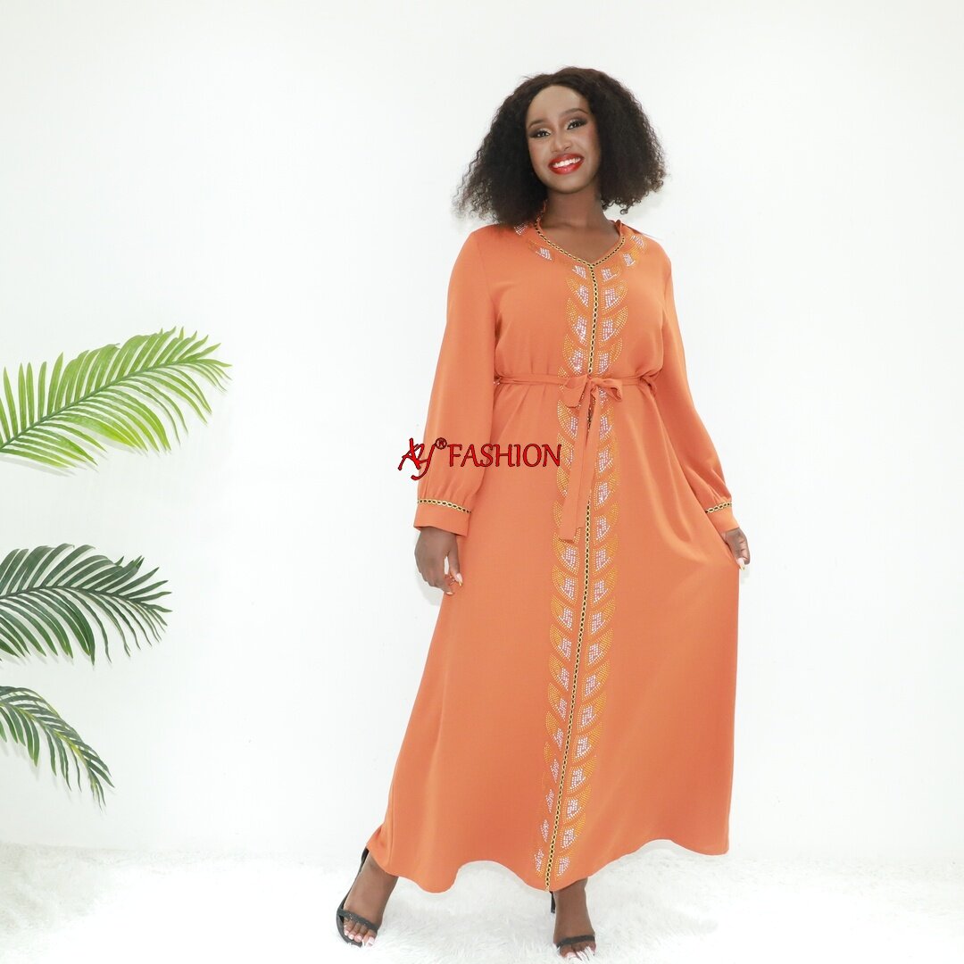 Vêtements musulmans US Bales Abaya An6120 Congo Boubou Long Robe