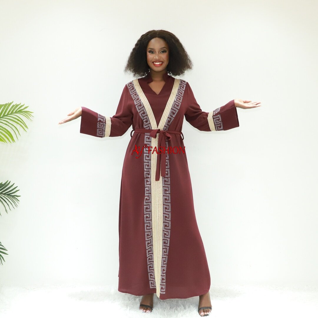 Afrikanische Kleidung Eid Abaya Dubai Ay Mode An6123 Ghana Muslim Kleid Abaya