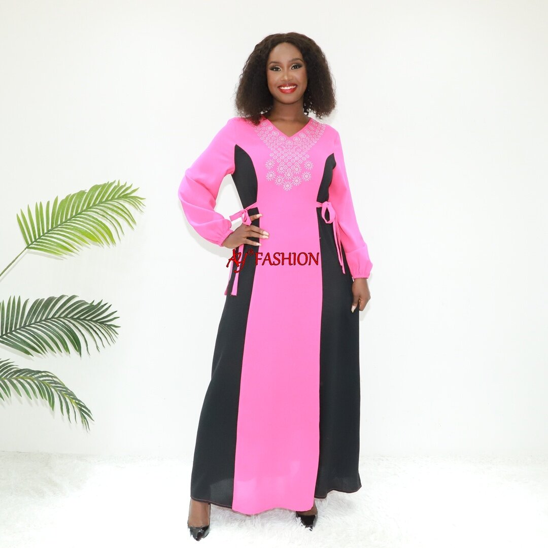 Afrikanische Kleider Abaya Kuwait Ay Mode Q609 Ghana Fashion ätherische Kleidung