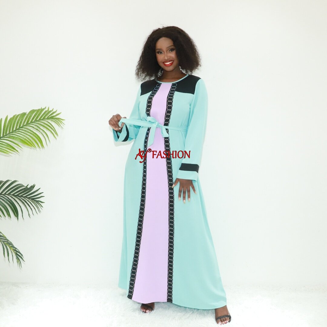 Afrikanische Kleidung Abaya Longue Ay Mode Q623 Abidjan Kaftan Damen Modekleider