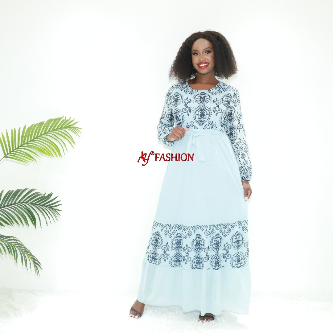 Bescheidene Kleidung muslimisches Hauskleid Ay Fashion SG24359 Ghana Caftan Fashion Kleid