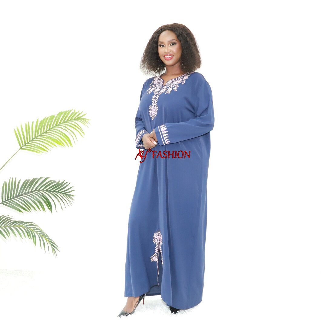 Afrika Kleidung Winter schwarzes Kleid 2022 Ay Fashion SG24372 Kamerun Abaya Kaftan