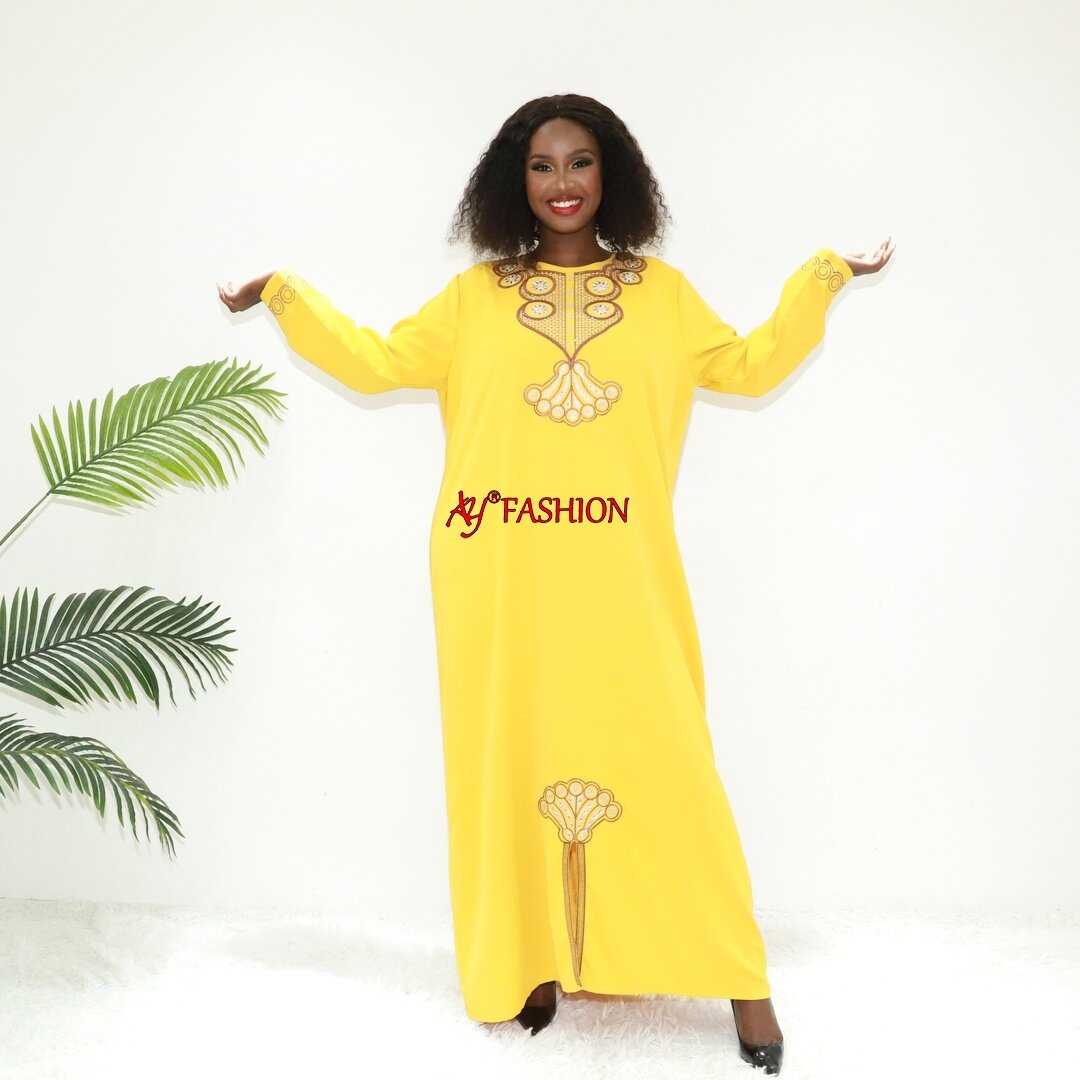 Bestickte Kleidung marokkanischer Bubu Großhandel Ay Fashion SG24374 Kongo Boubou Damen Kleid