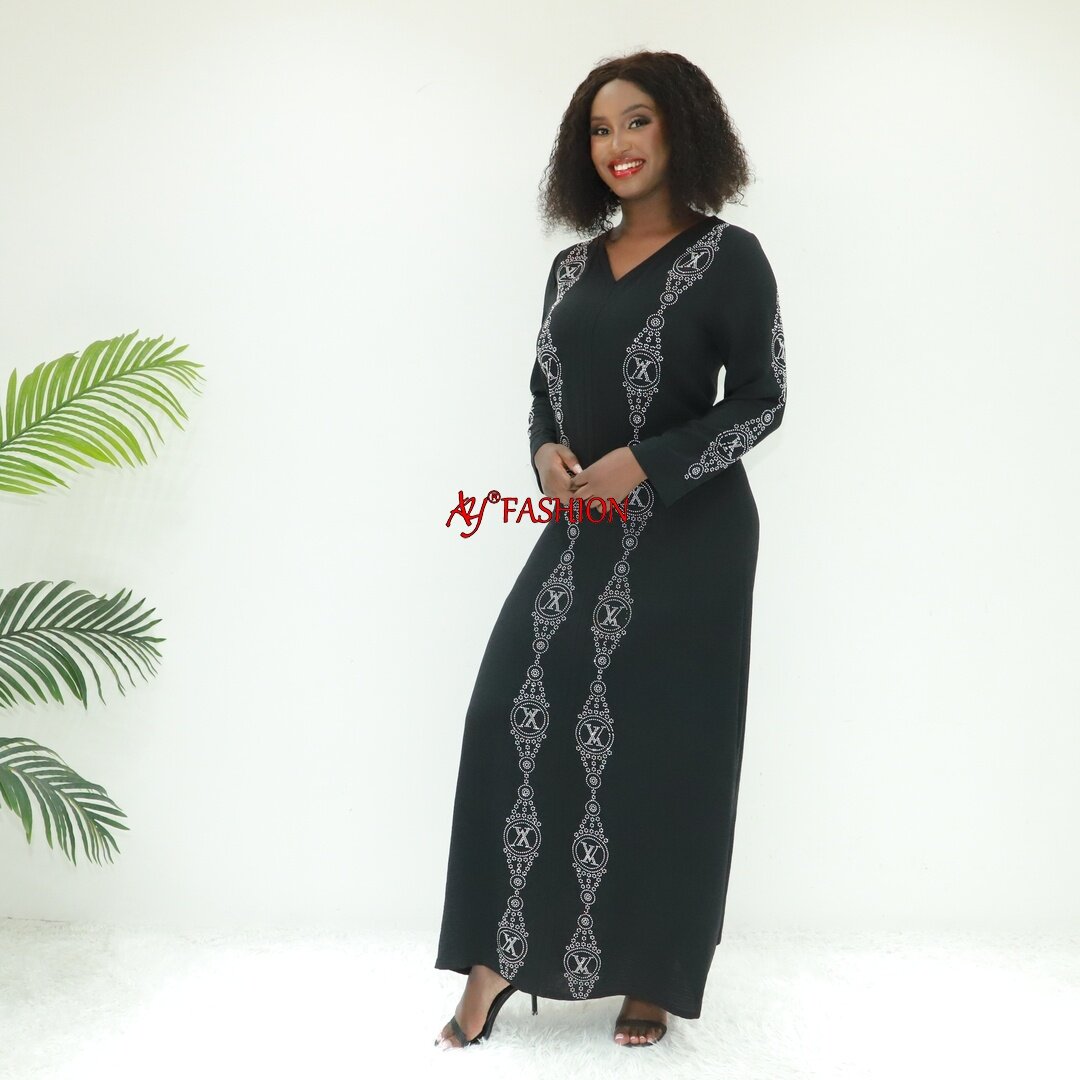 Jilbab Nigeria trägt Ay Fashion SG24376f Ghana Muslim Kleid Islamische Bescheidenheit Kleid