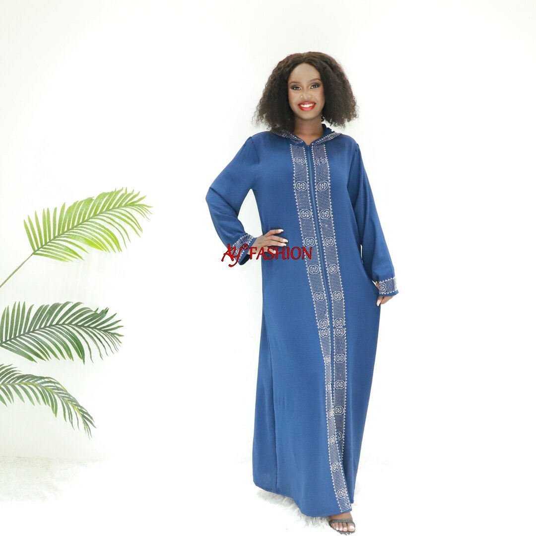 Vêtements islamiques Koweïtien Abaya SG24382 Congo Muslim Robe Arab Robe