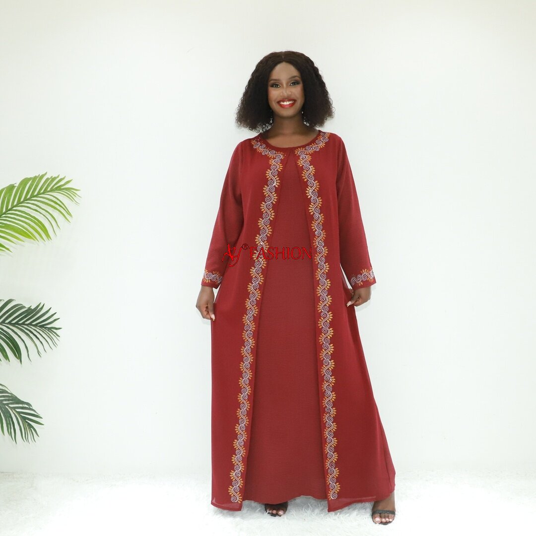 African clothing ladies wholesale dresses AY Fashion SG24393 Cameroon kaftan ladies dress