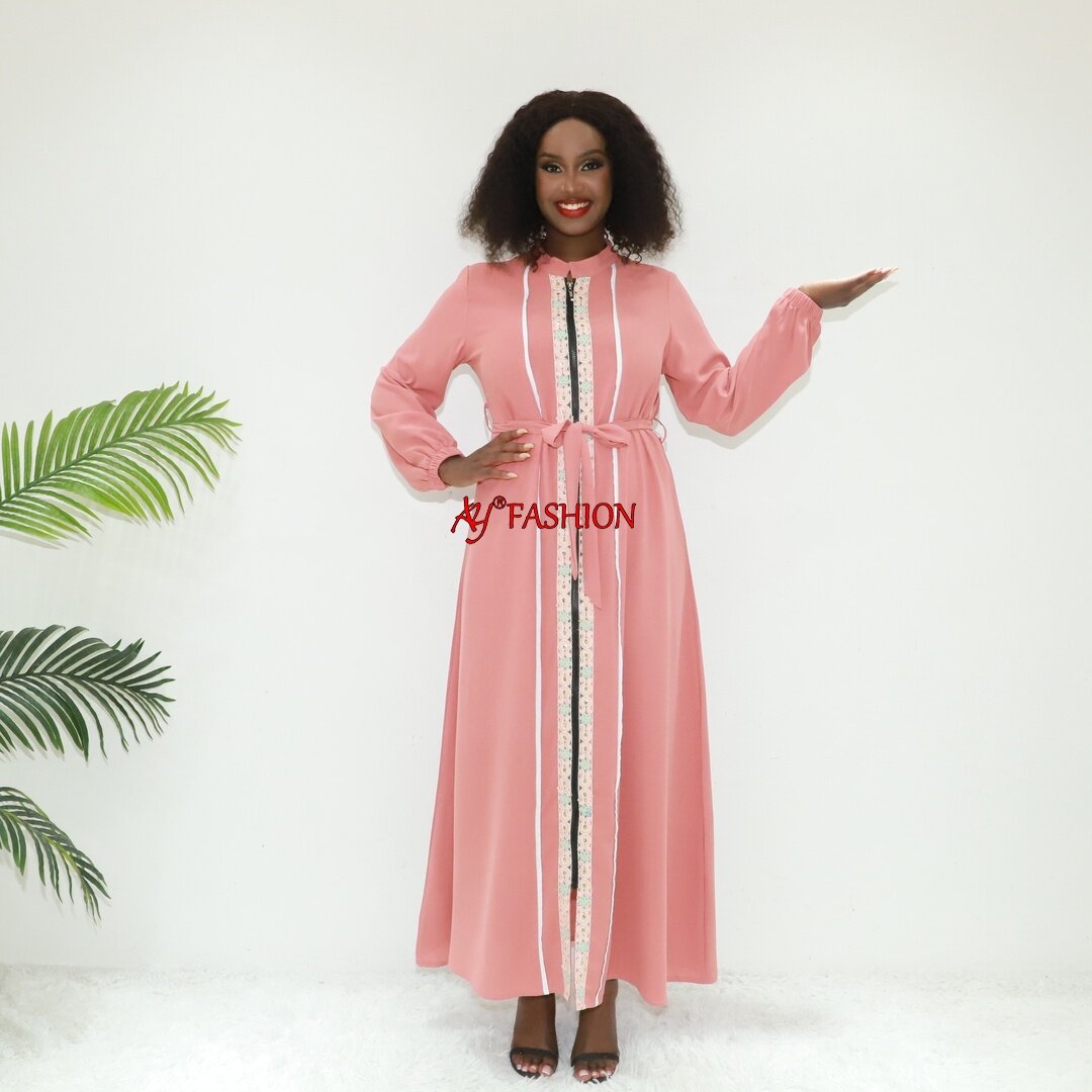 Vestido de quimono Novos designs abaya 2024 SG40371 Abidjan Fashion Muslimah Dress