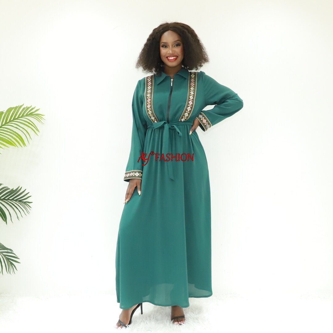 Africa Clothing Abaya Spray Fornecedor AY Fashion SG40374 Nigéria Caftan Kaftan