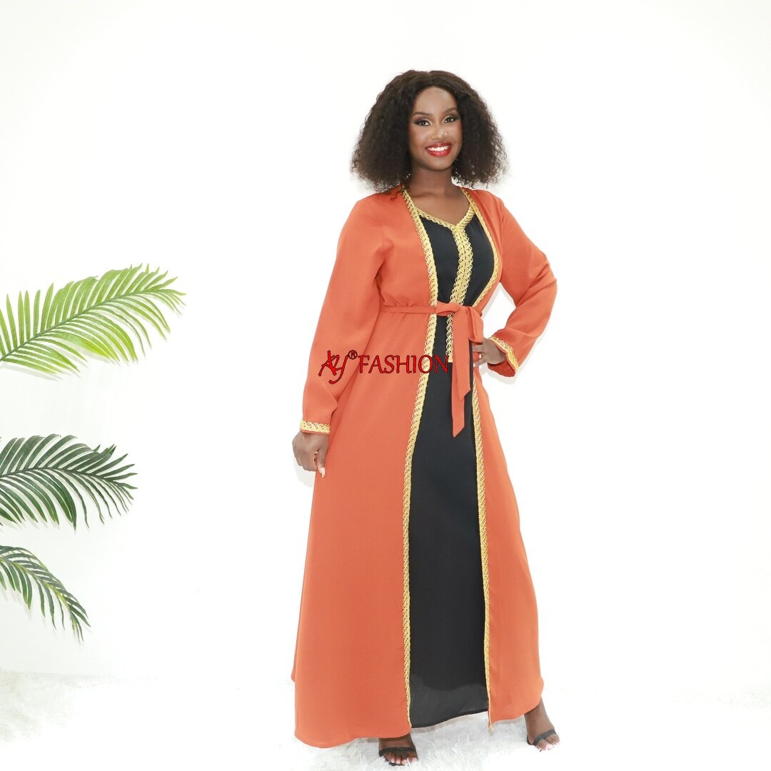 ropa musulmana Kaftan Ay Fashion SG40381 Tanzania Caftan Ethereal Vestido