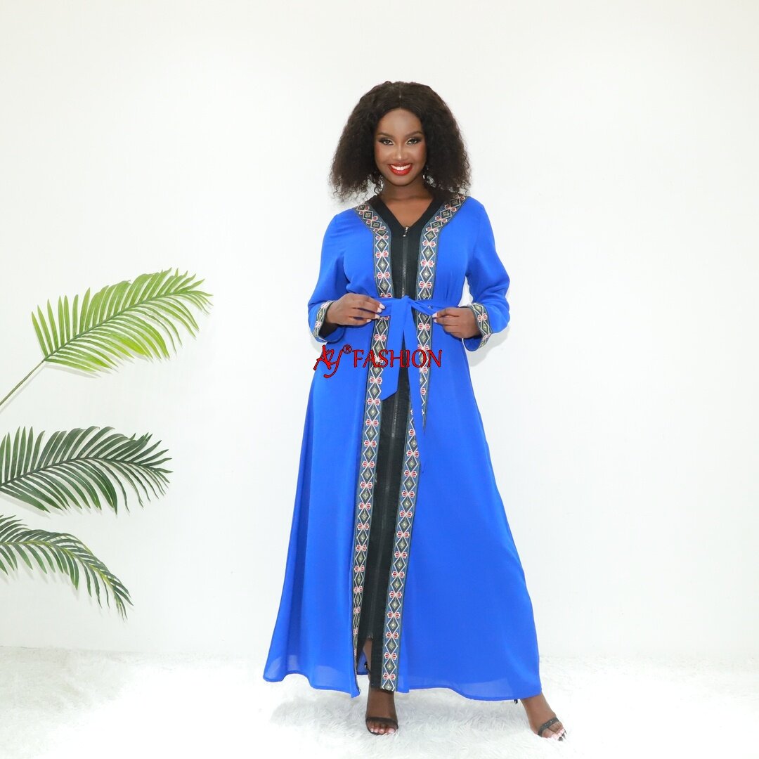 Ropa étnica Abaya Maroccon SG40383 Vestido musulmán Congo atuendo musulmán tradicional