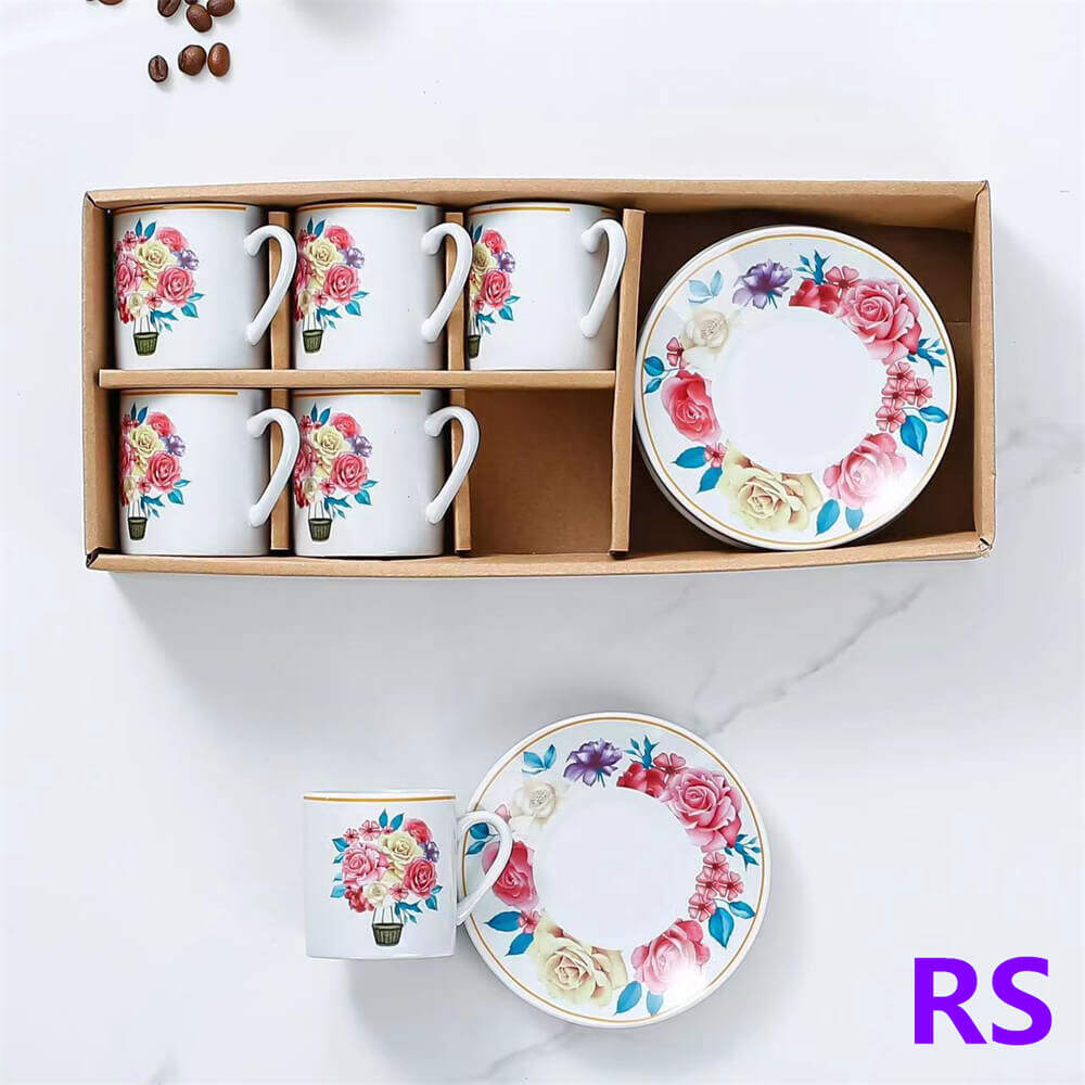 ceramic cups wholesale,cup with roses,stoneware cups and saucers