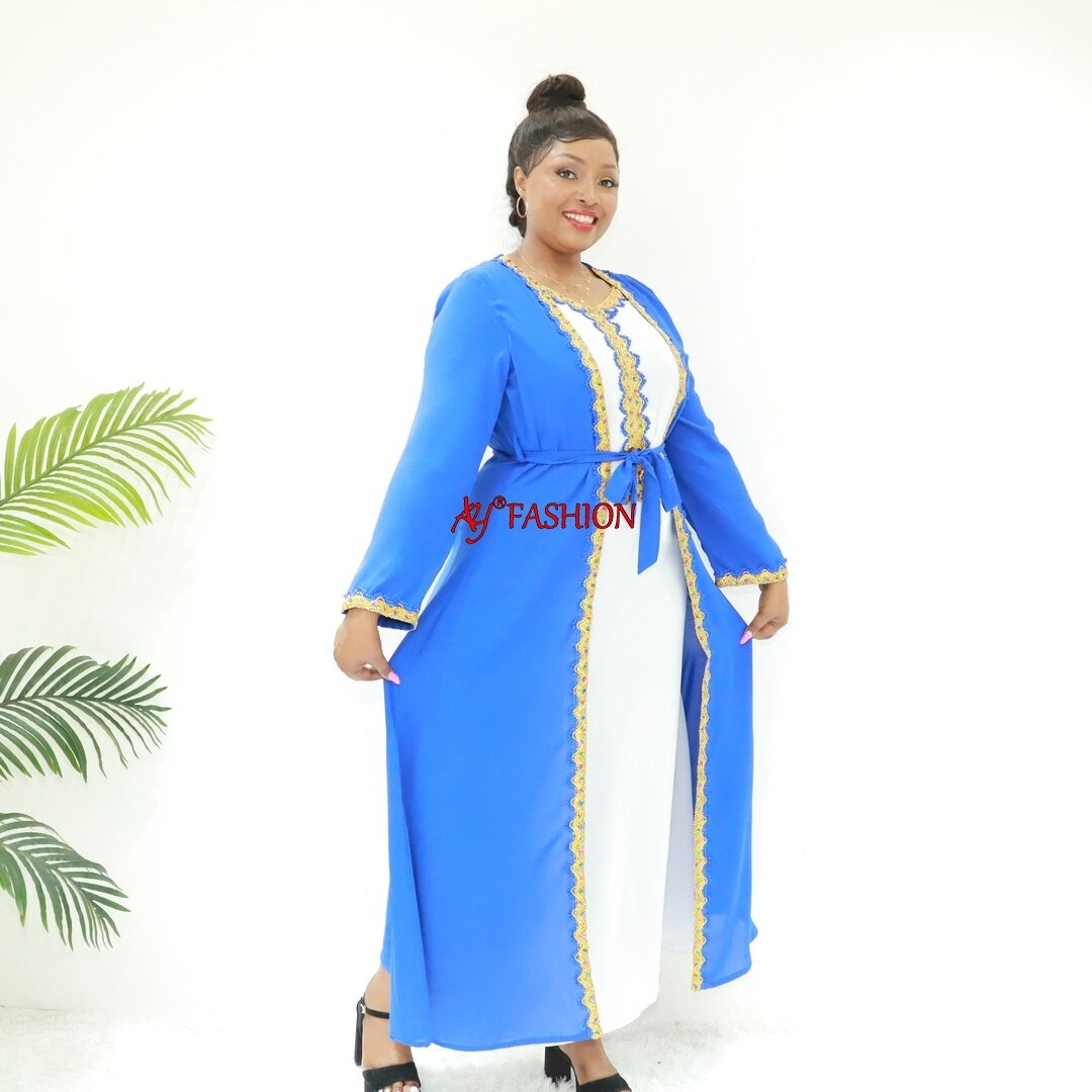 Vestido suelto Roba Abaya SG40387 Vestido musulmán de Ghana Vestido de modestia islámica