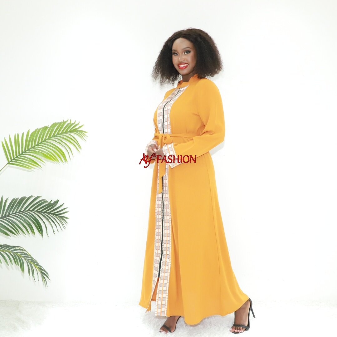 muslim clothing kaftan dresses dubai AY Fashion SG40396 Tanzania clothing Muslimah dress