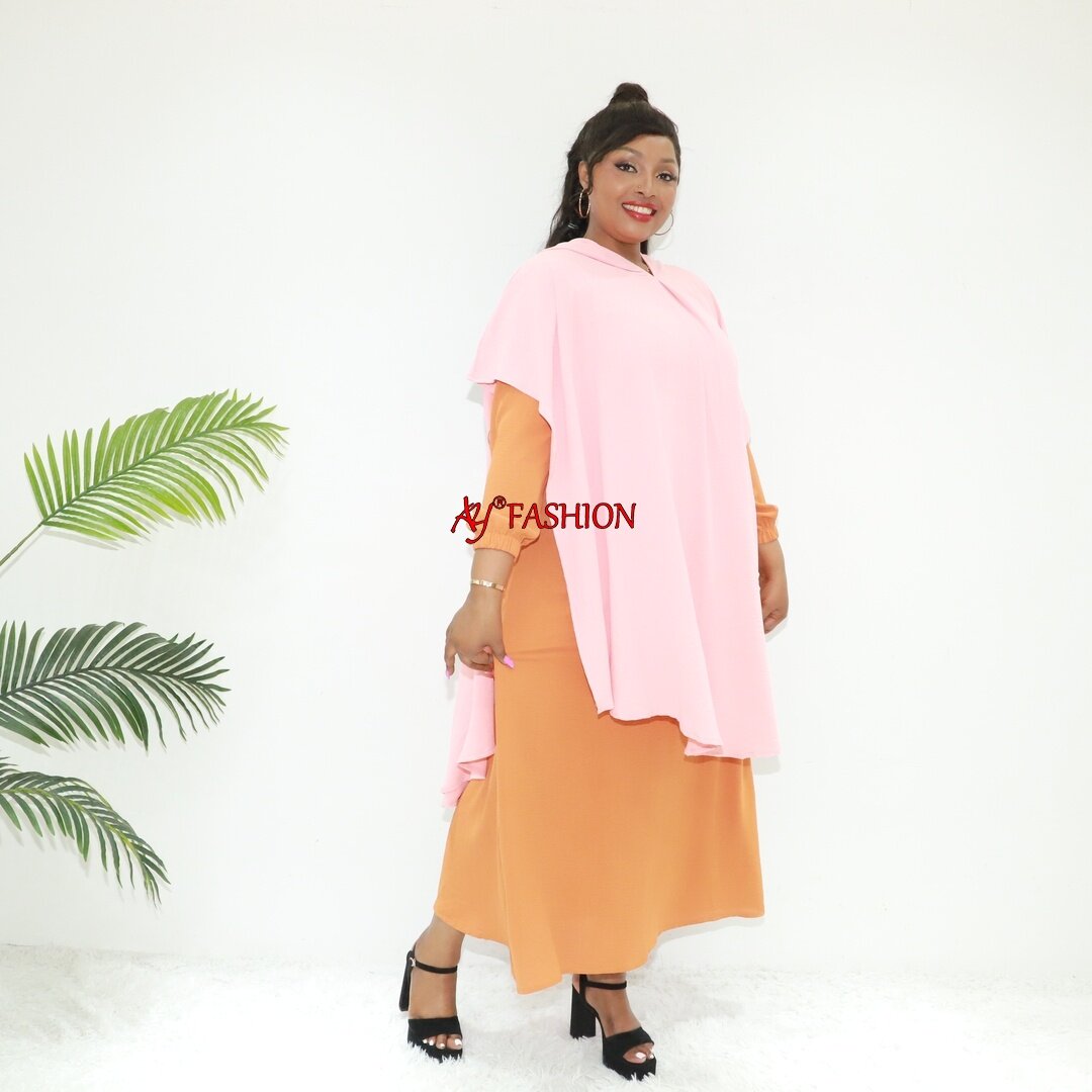 Tenue brodée modeste robe Abaya Friperi SG40399 Robe de mode Abidjan Caftan