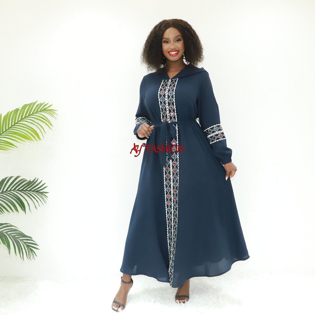 Bescheidenes Kleid Qammar Abaya SG40402 Nigeria Caftan Muslim Kleid