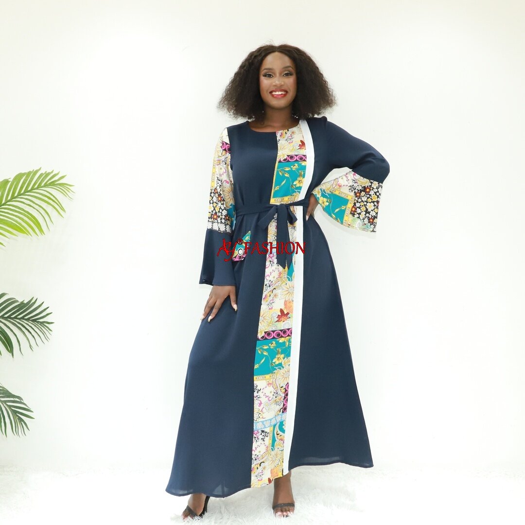 Elegant abaya deira dubai abaya AY Fashion SG40411 Cameroon clothing Maxi dress