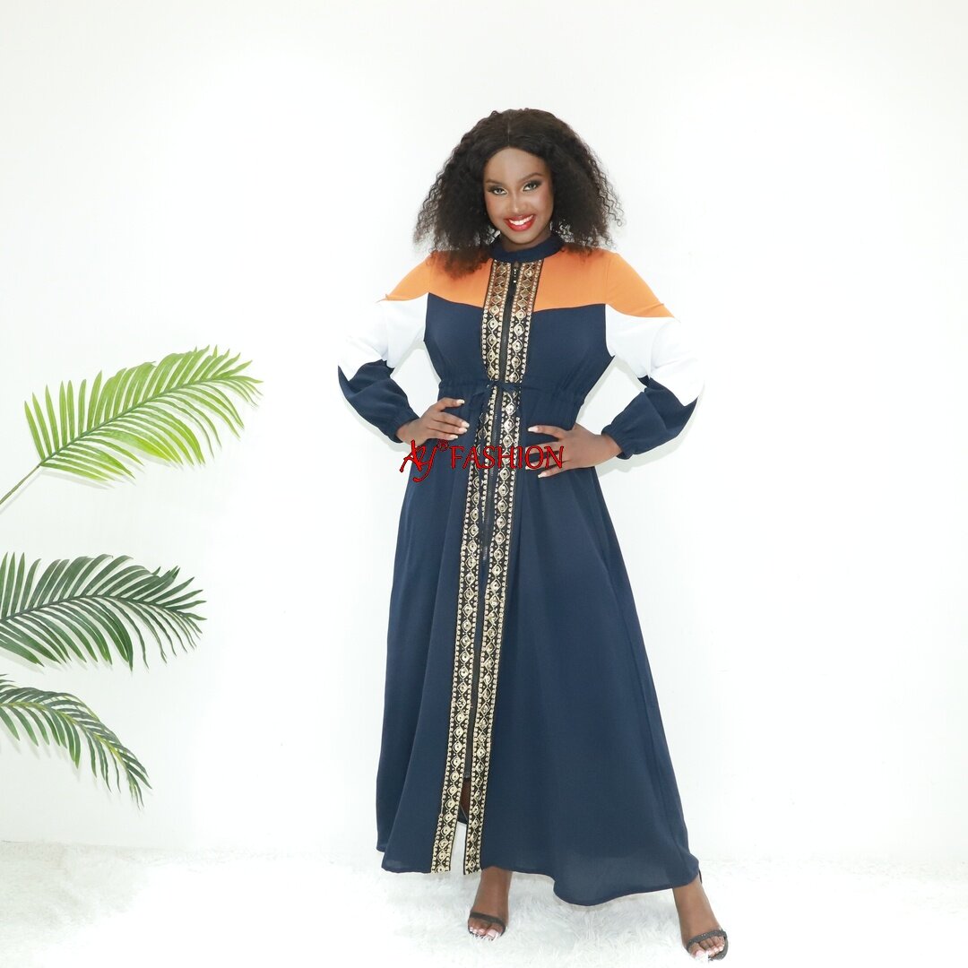 Afrikanische Kleider Schönes muslimisches Hochzeitskleid SG40428 Abidjan Boubou Muslim Kleid