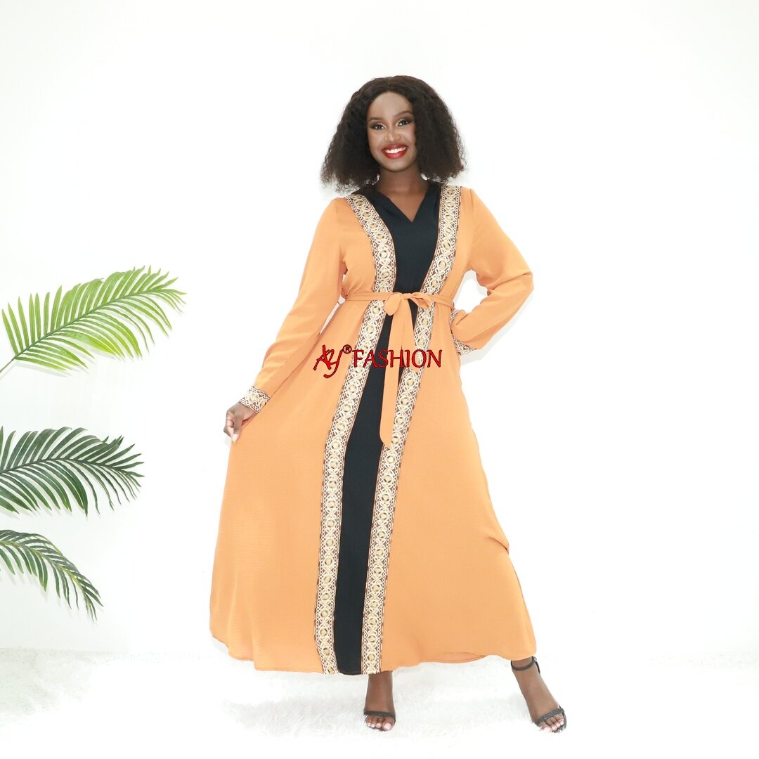 Locker sitzendes Kleid Trending Abaya Factory Ay Mode SG40432 Nigeria Abaya ätherische Kleidung