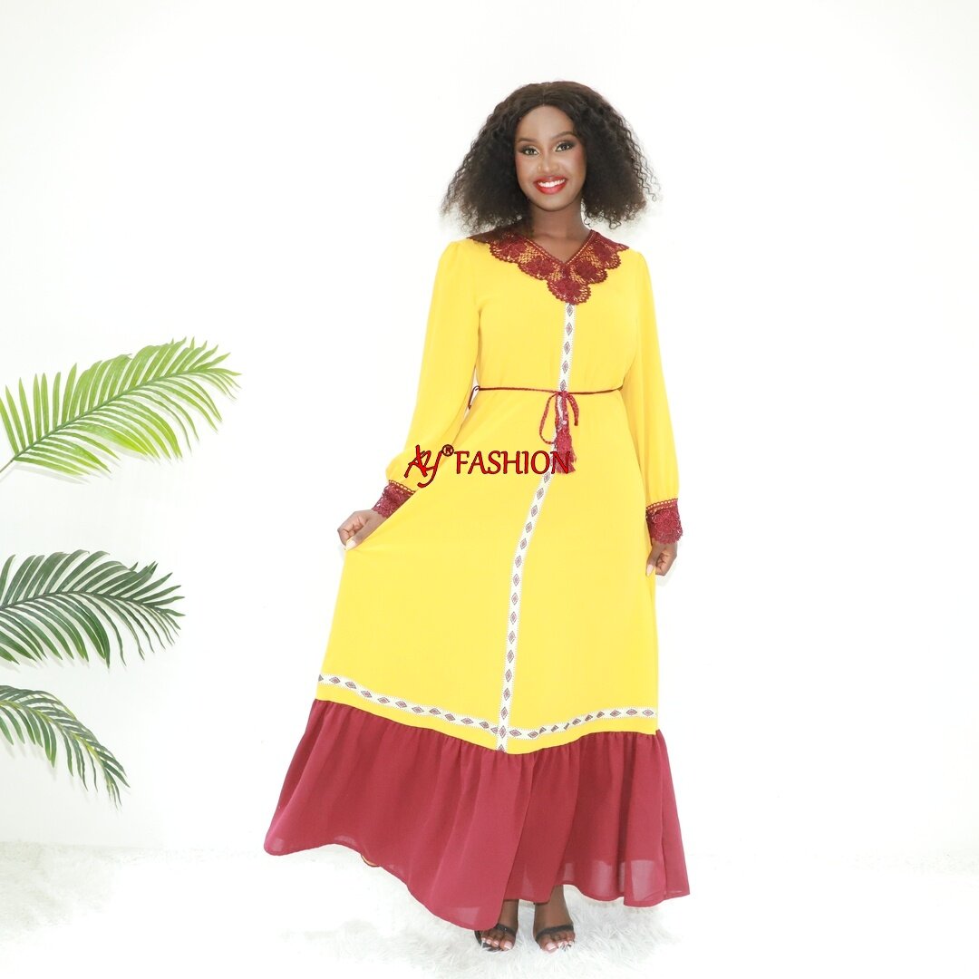 Мусульманские женщины одеваются с камерой абая ай мод SG683 Cameroon одежда Abaya