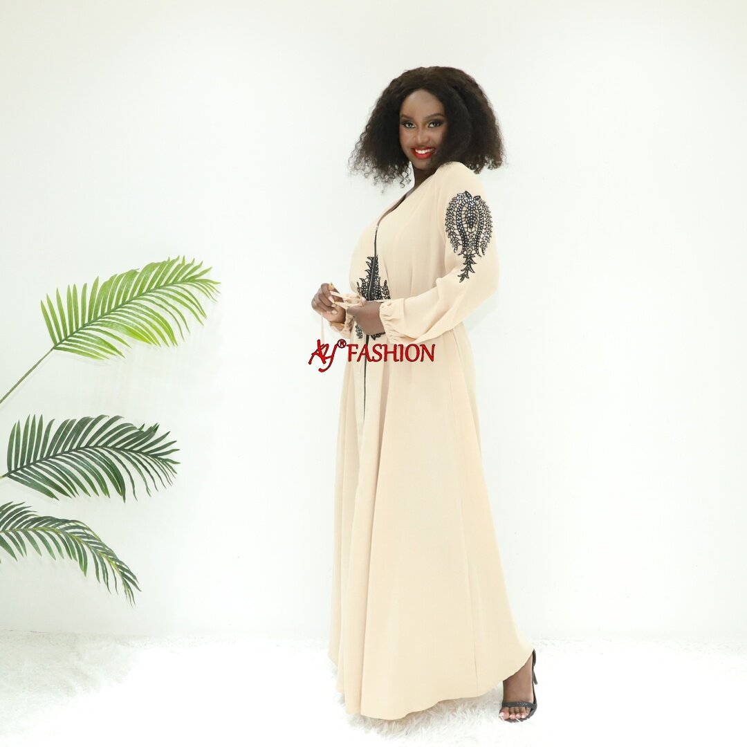 Vêtements ethniques Silk Kaftan Ethnique Ay Fashion Sg699 Togo Fashion Arab Robe