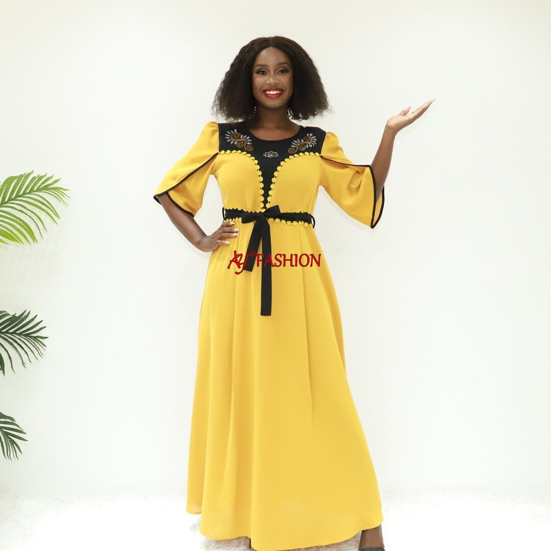 Roupas africanas Árabe ABAYA Design SG726 Congo Kaftan Muslimah Dress