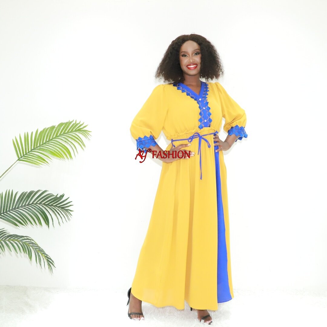 African dresses jalabiya AY Fashion SG727 Tanzania abaya Hijab dress