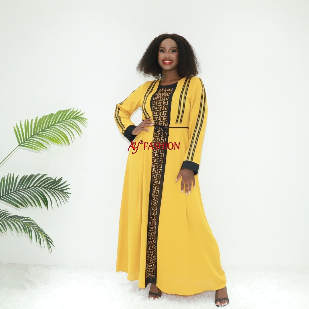 Kimono-style dress african arab ethnic style SG734 Congo caftan Kaftan