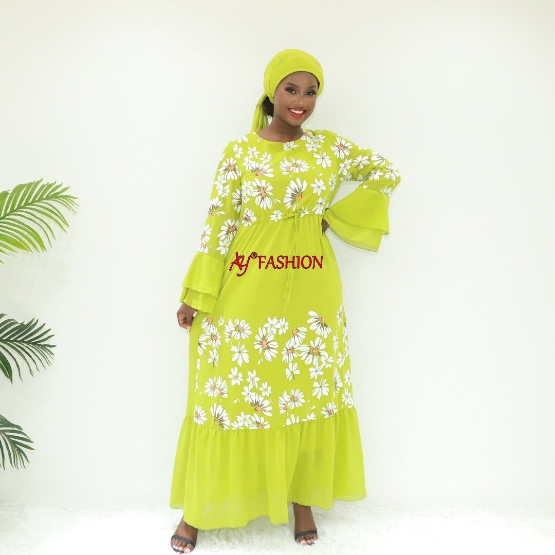 Mujer ropa étnica patrones de vestimenta musulmana w656f ghana boubou vestido hijab