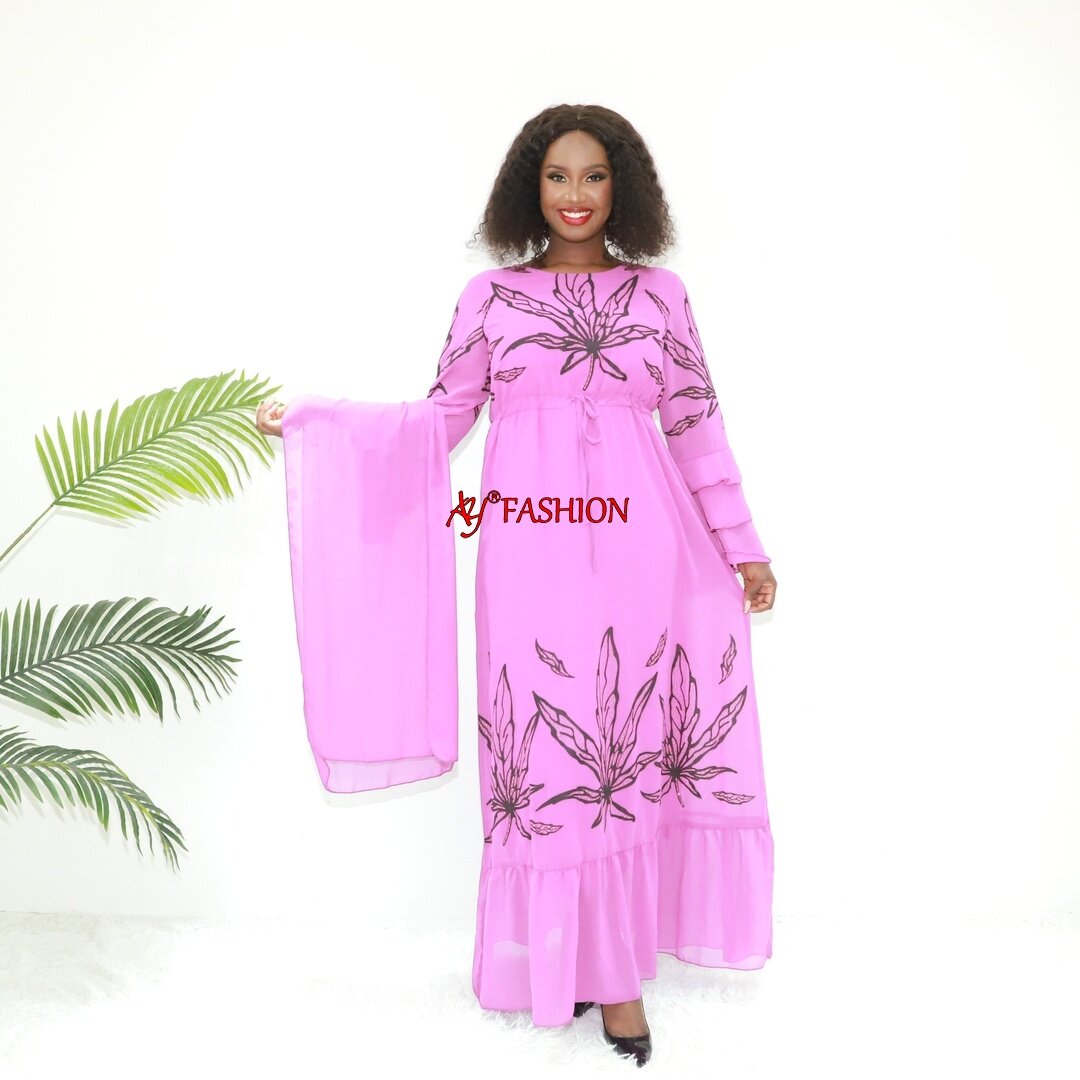 Vestido Africa ABAYA Colar Ay Fashion W661F Congo Kaftan Islâmico Modesty Dress