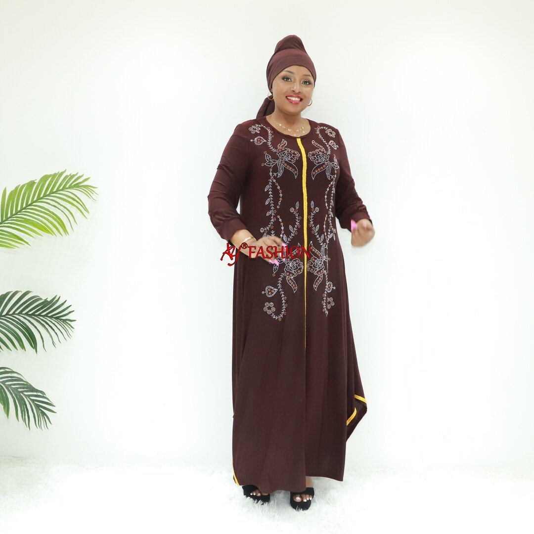 Elegant abaya wholesale abaya.com AY Fashion AN6099F Tanzania caftan Hijab dress
