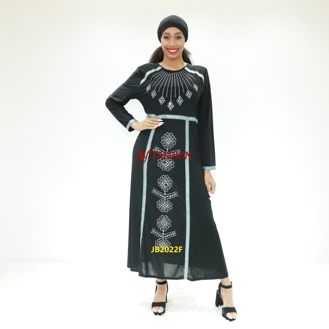 Islamic clothing special design abaya AY Fashion JB2022F Nigeria Fashion Arab dress
