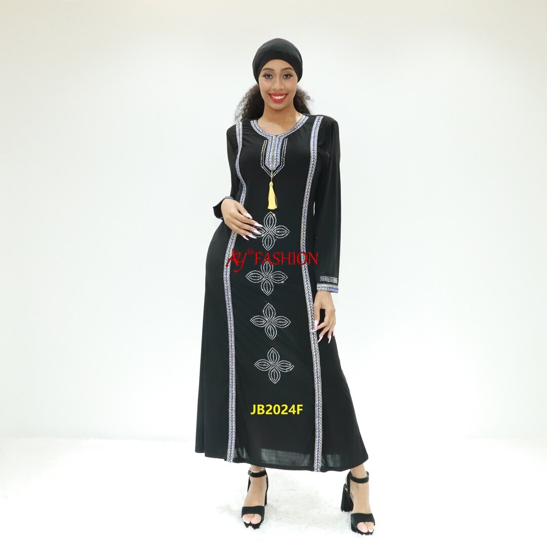 Islamic clothing abaya designs AY Fashion JB2024F Congo caftan abaya