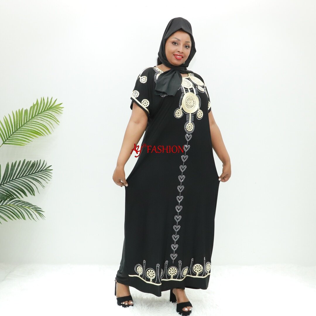 ropa musulmana poliéster abaya jb2042f ghana caftan vestido musulmán