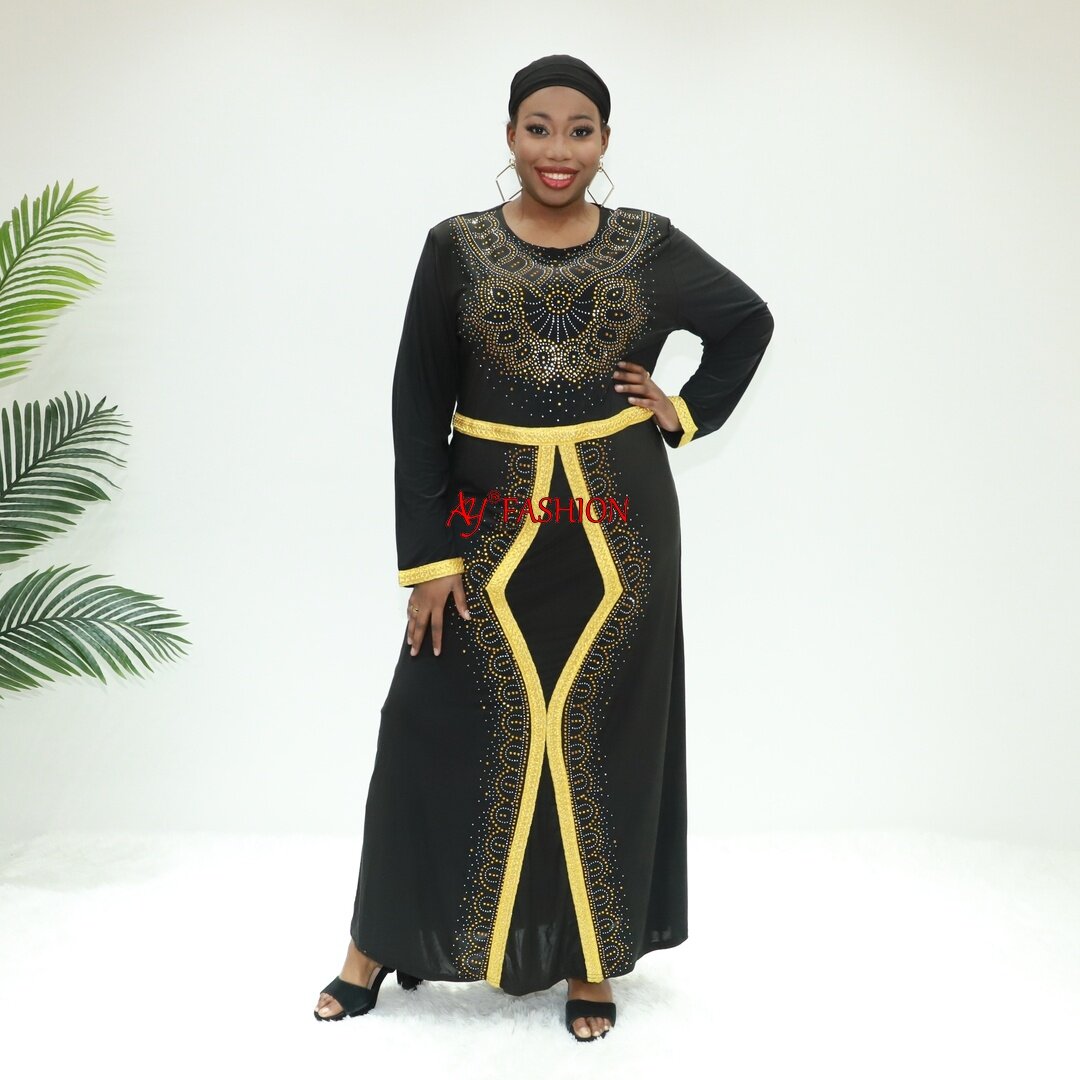 Vêtements islamiques Idjab et Abaya Promotion Ay Fashion JB2052f Abidjan Caftan Abaya