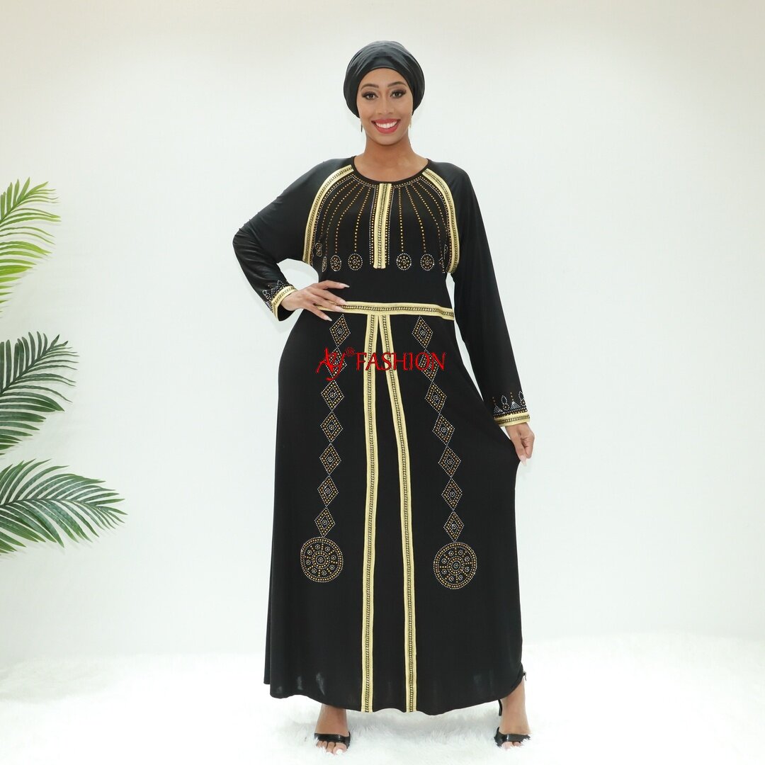 Robe de moda mulimah ABAYA RUA AY MATHER JB2065F TOGO ABAYA HIJAB DRESS