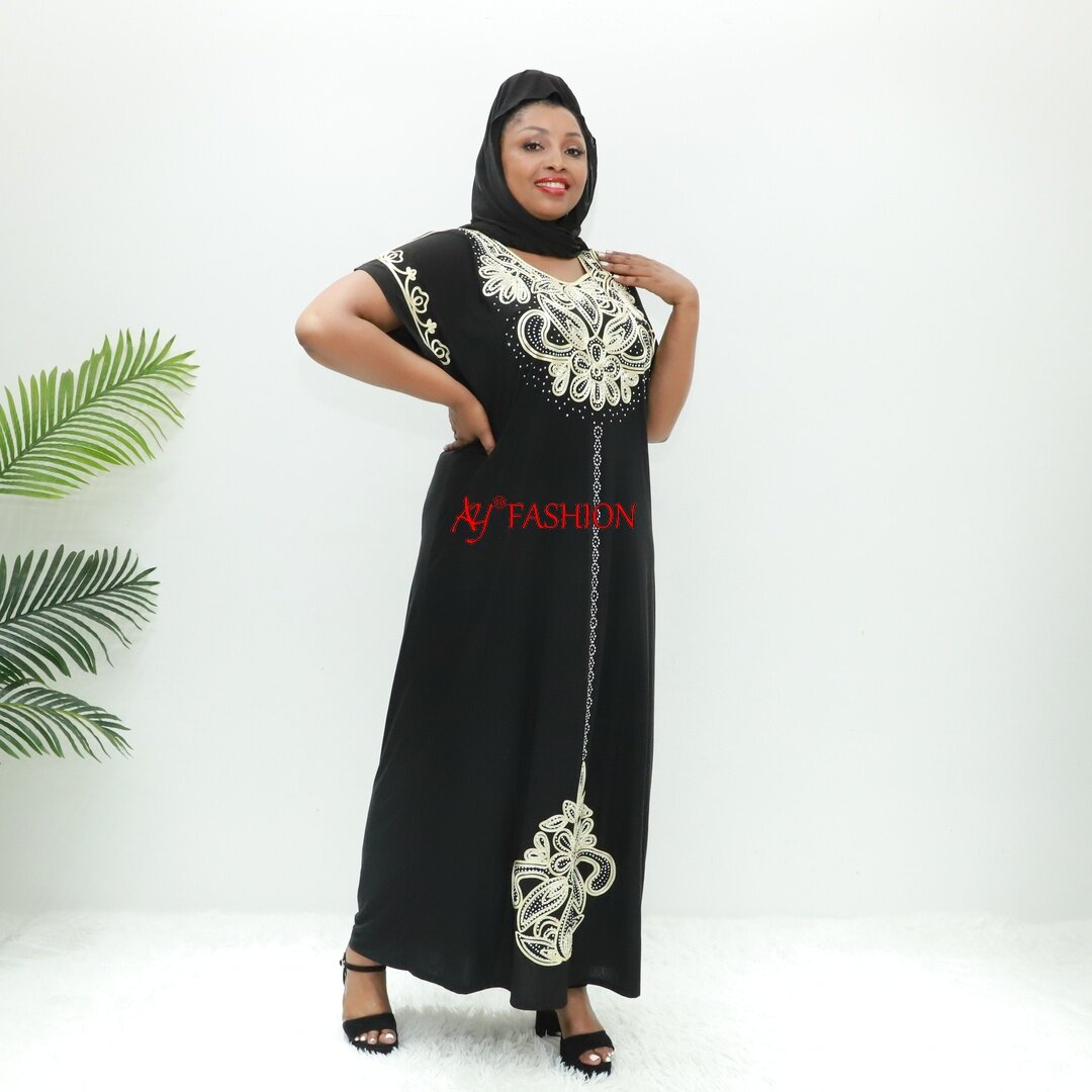 Muslimah Fashion Extra Lize Abaya Ay Fashion JB2102F Abidjan Abaya Maxi платье