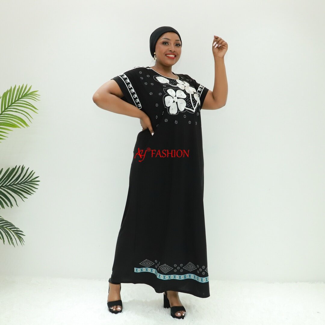 Islamic fashion basic abaya factory AY Fashion JB2117F Nigeria kaftan Muslimah dress