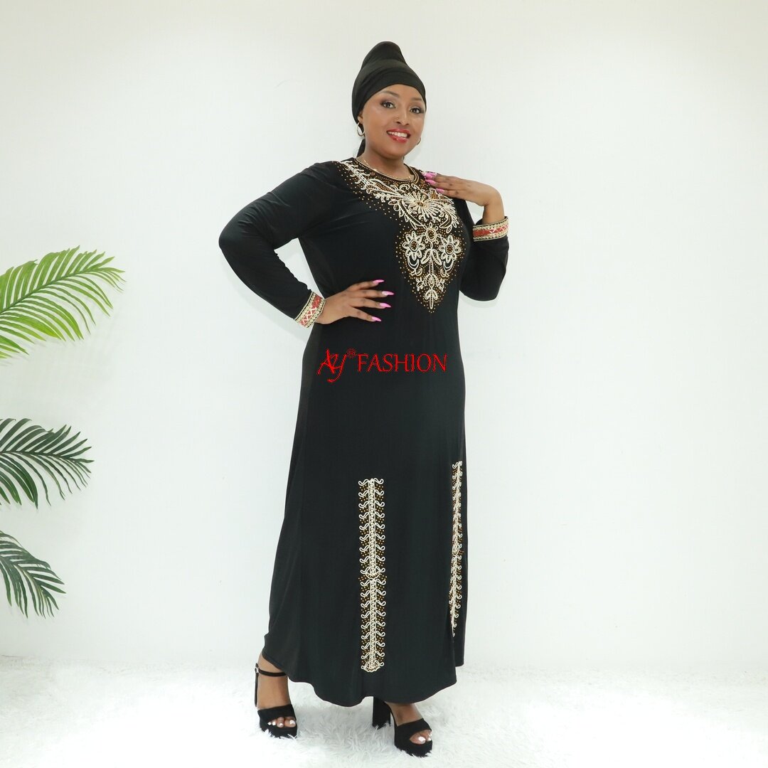 Vestido árabe de roupas muçulmanas modestas 2024 ay moda jb2133f togo boubou abaya