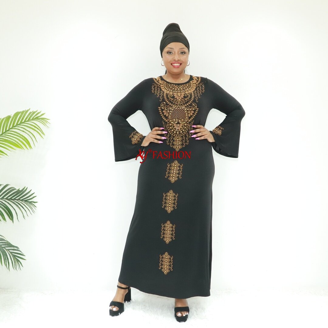 Les vêtements musulmans ont utilisé la robe Abaya Ay Fashion JB2202f Abidjan Fashion Abaya