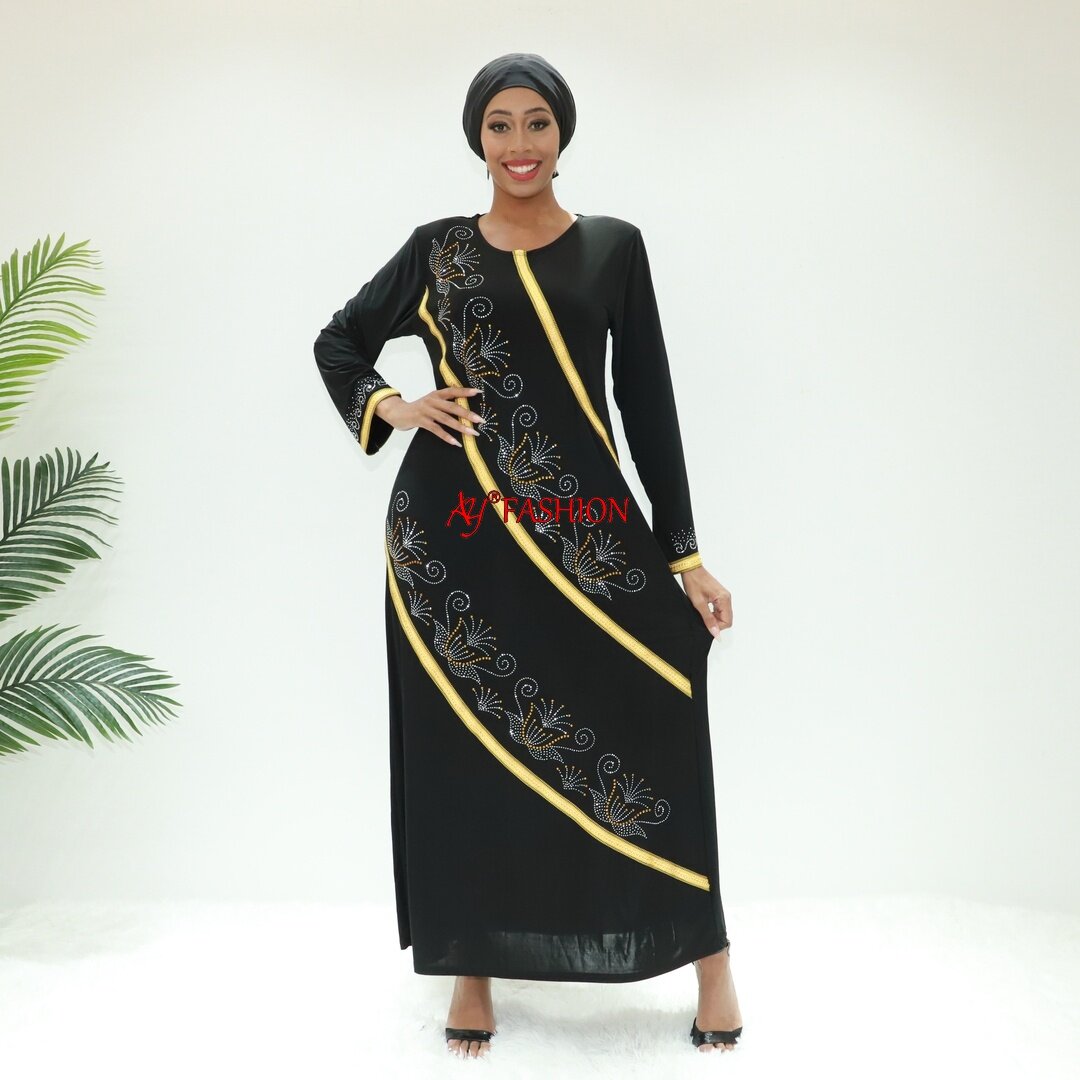 Мусульманские женщины одеваются в арабское платье Abaya Umrah Ay Fashion Pwa10 Tanzania abaya Abaya