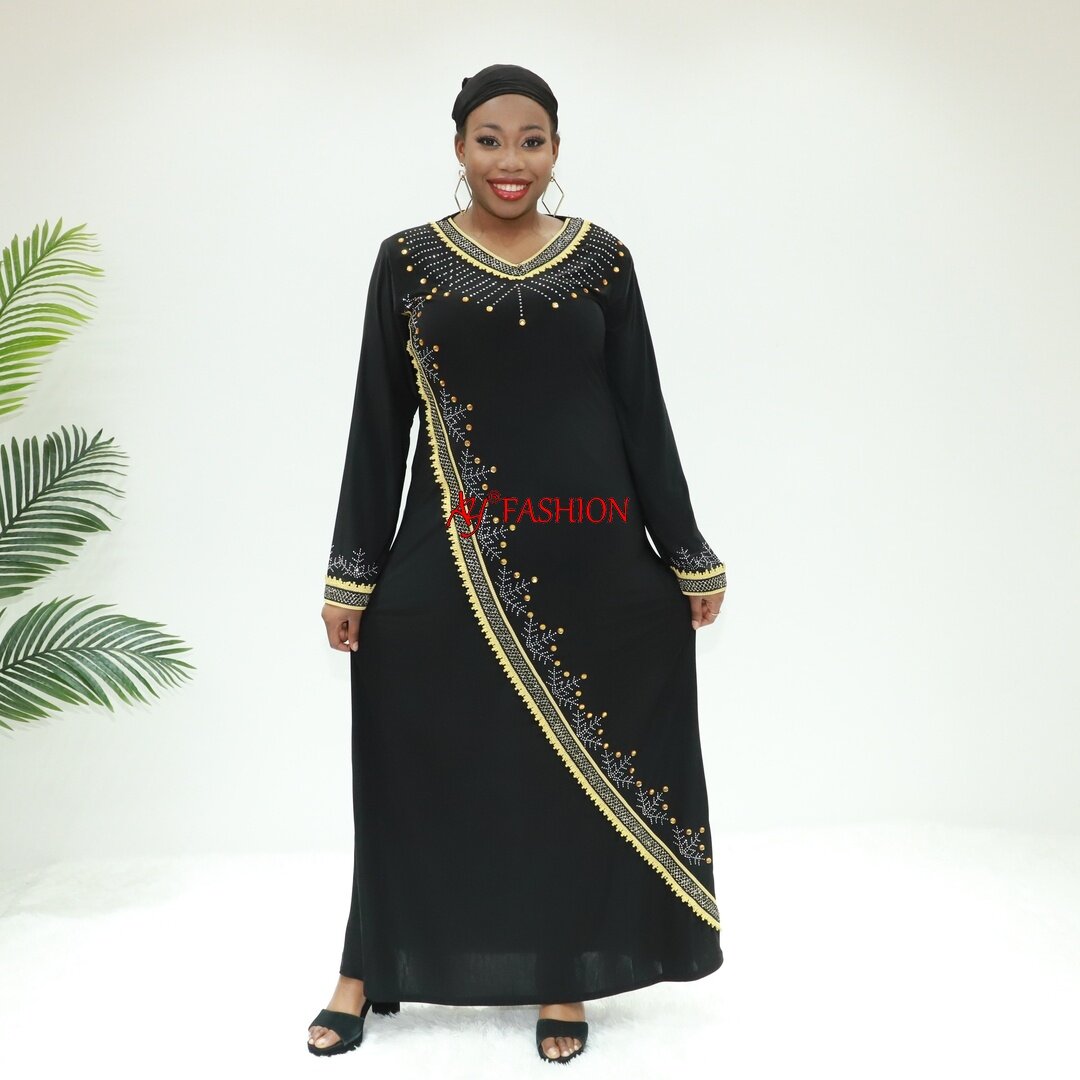 Elegante abaya abaya brilhar como moda pwa7 abidjan vestido muçulmano hijab vestido