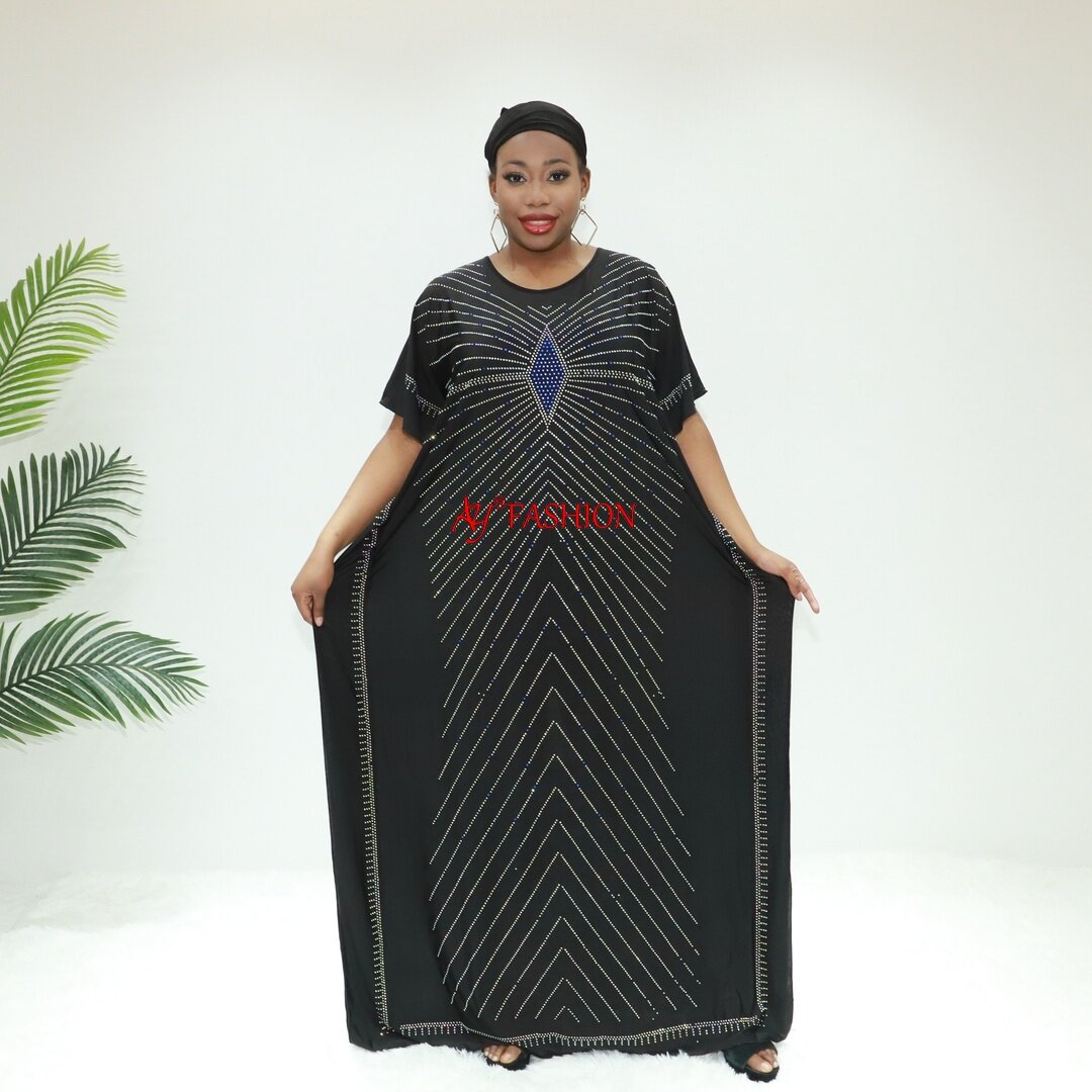 Femmes musulmanes Abaya Maxi Robe Bale Lovato PWB16F CONGO BOUBOU MUSLUMAH ROBE