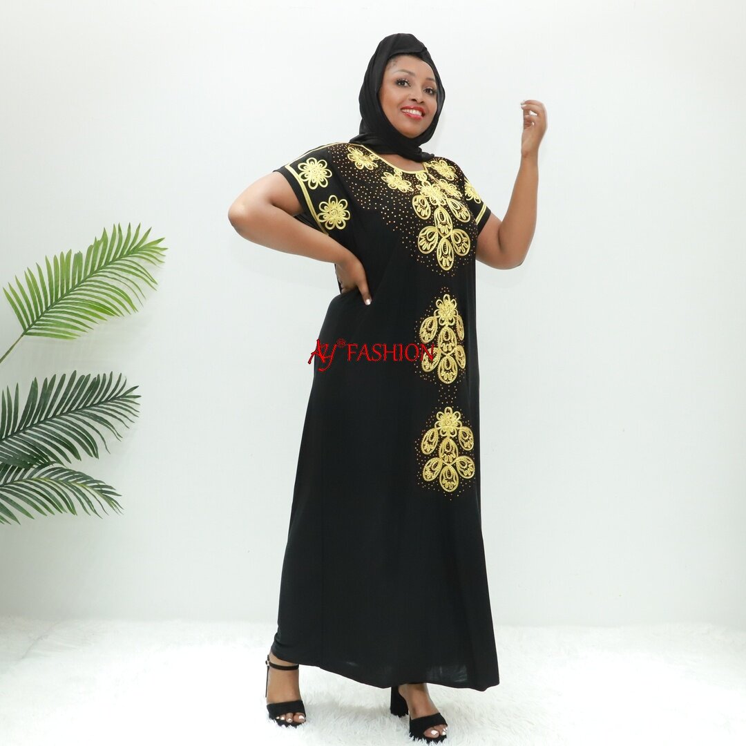 Vêtements islamiques Chine Abaya Fabriek Ay Fashion PWB30f Abidjan Fashion Hijab Robe