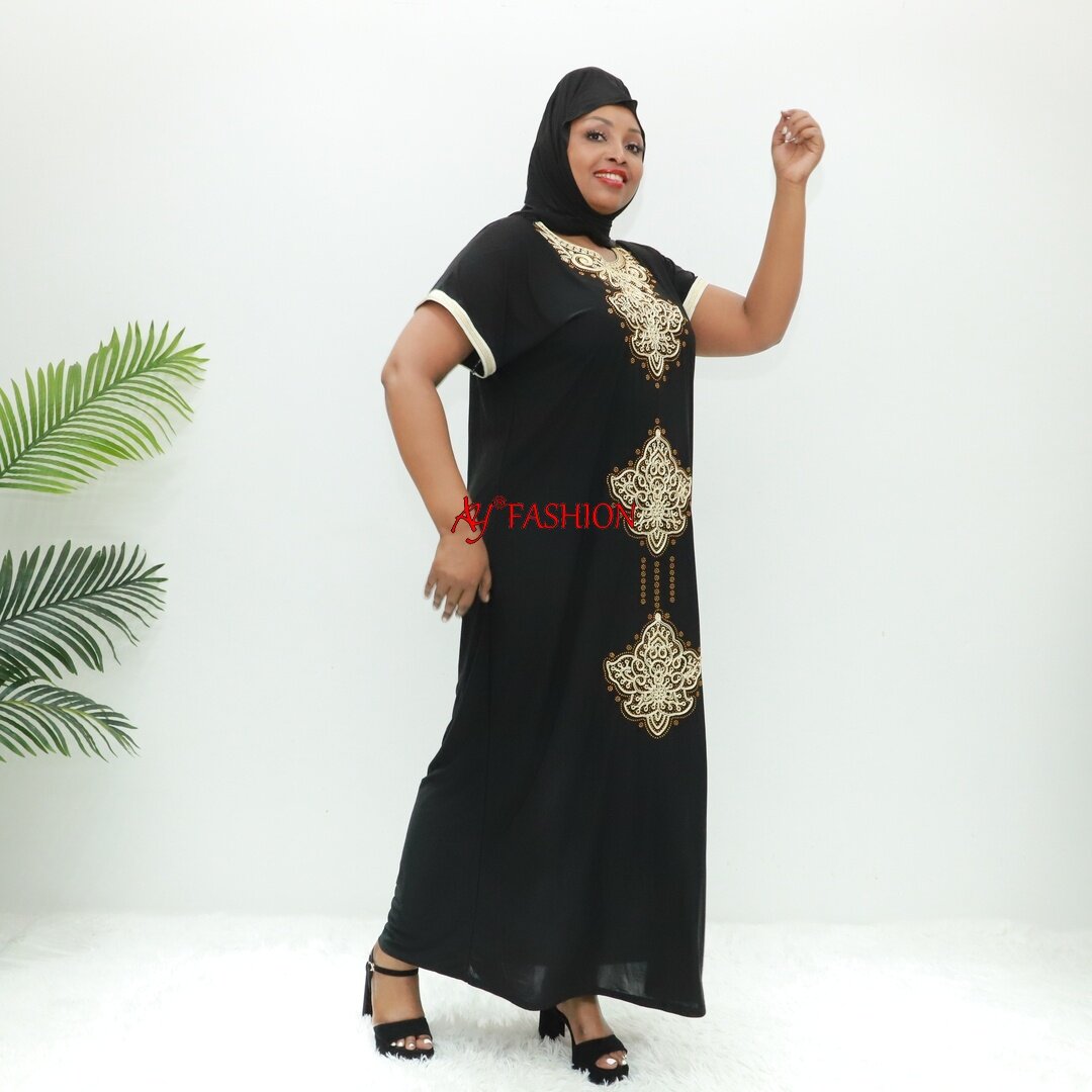 Vêtements musulmans Golfe Abayas Clearance Ay Fashion PWB41f Congo Fashion Maxi robe