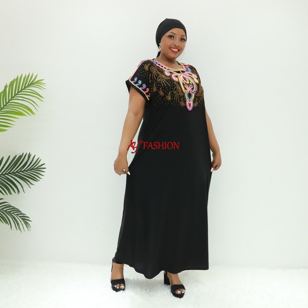 Tenue brodée Princesse Abaya Ay Fashion PWB45f Abidjan Muslim Dress Arabe Robe