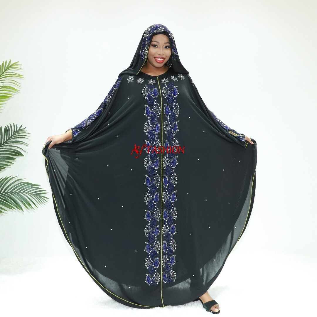 Moda islámica pequeña fábrica abaya aya qy2316 ropa de ghana abaya