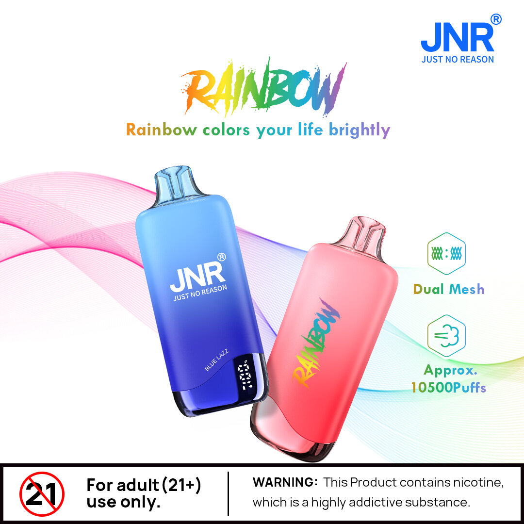 JNR® Rainbow Disposable Vape - Approx. 10500 Puffs