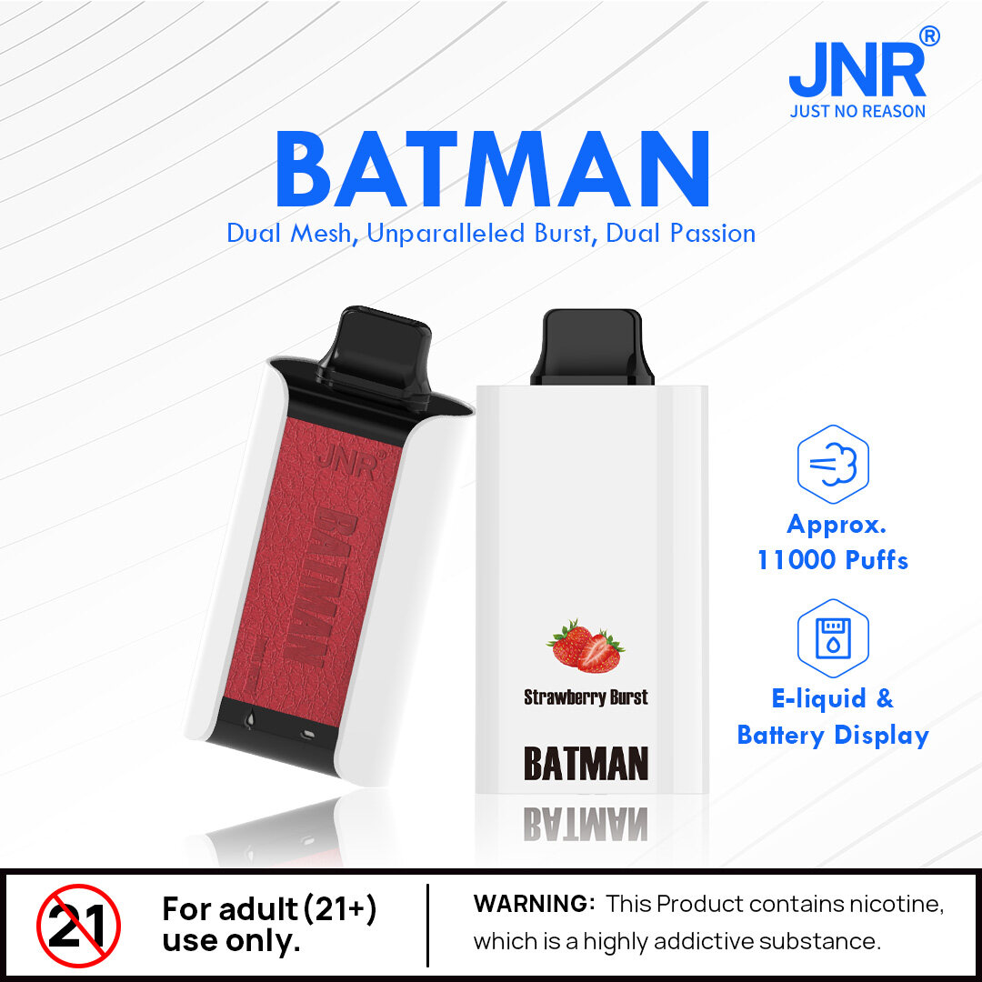 JNR® BATMAN Disposable Vape - Approx. 11000Puffs