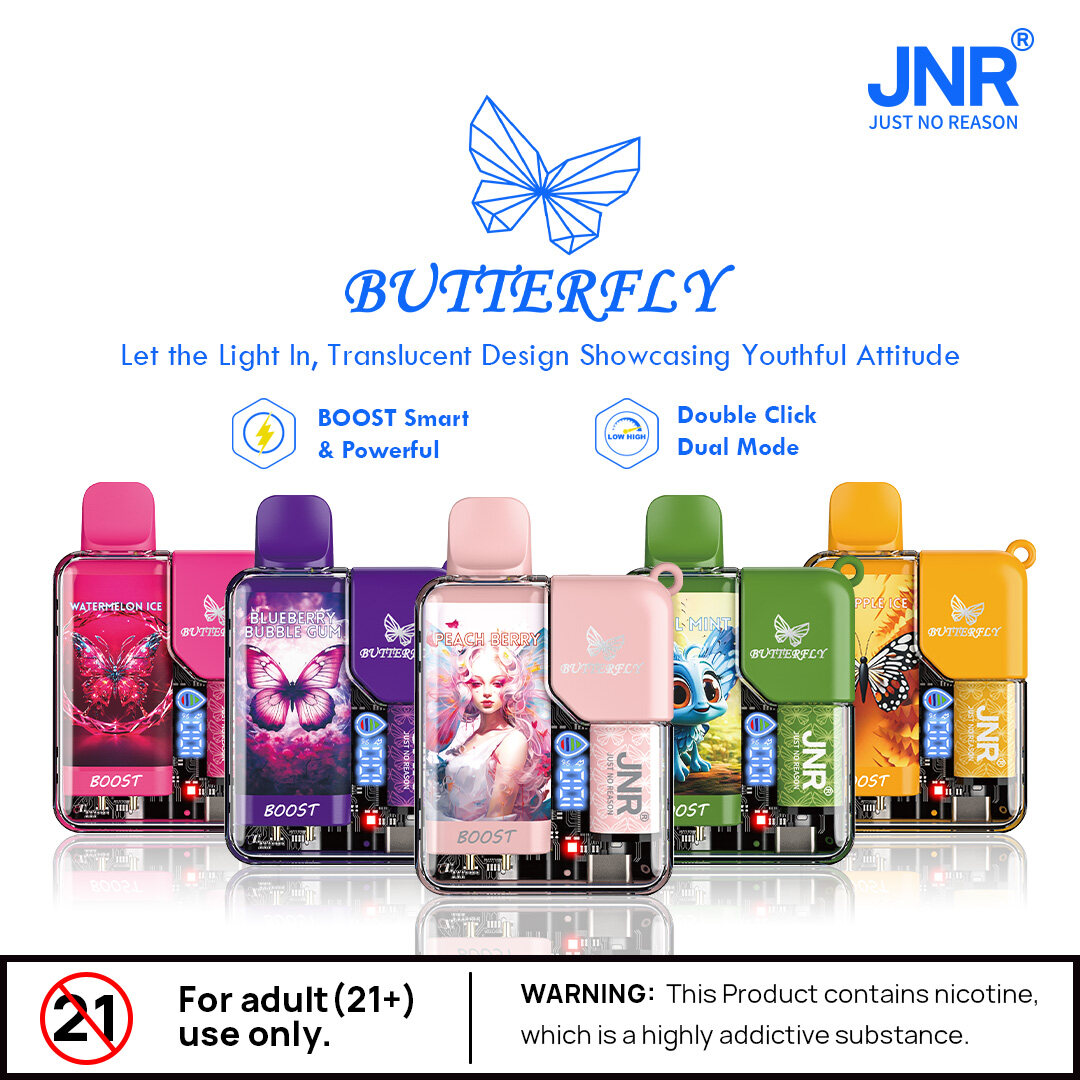 JNR® BUTTERFLY Disposable Vape - 15ml